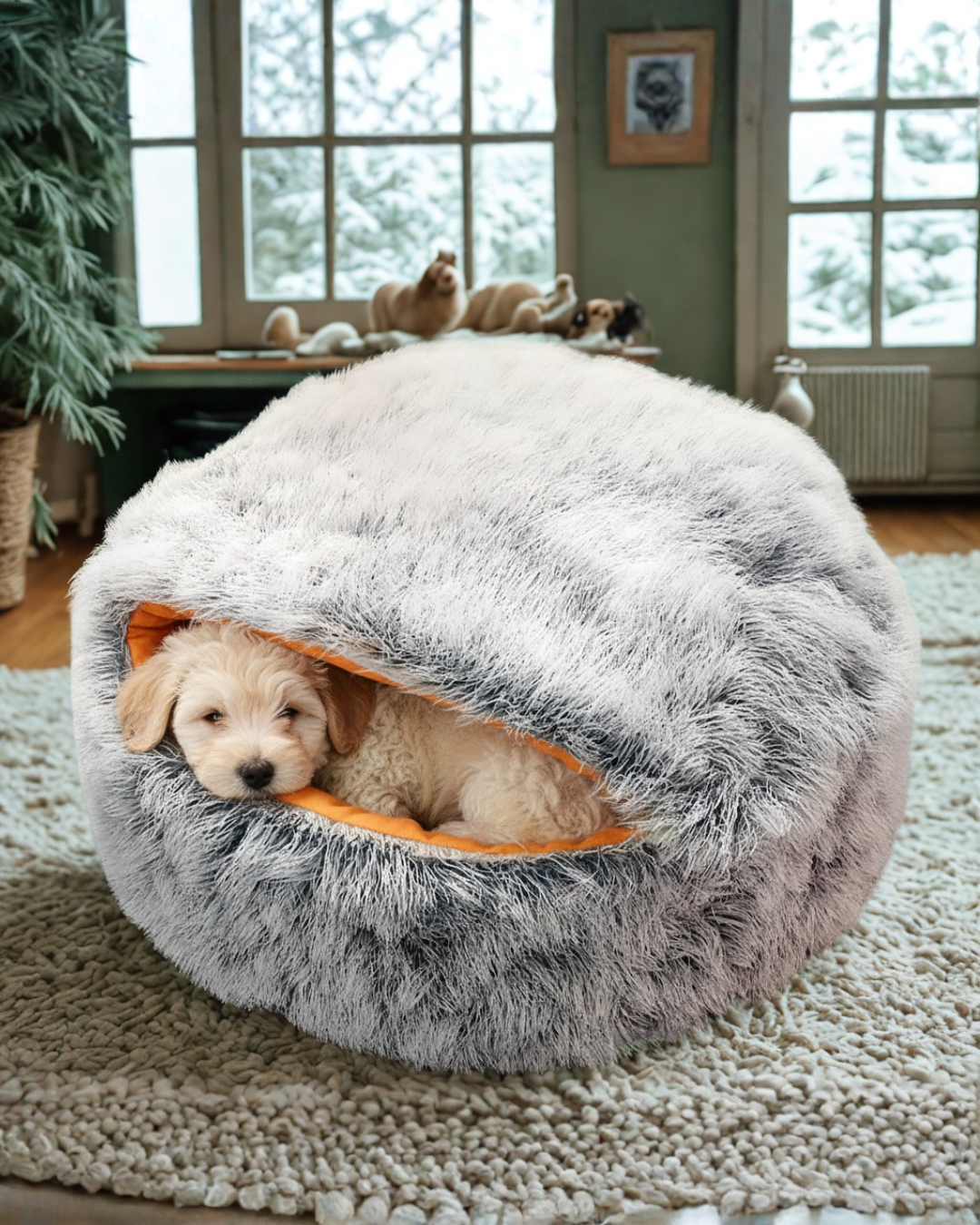 Soothe & Snuggle Cozy Pet Den